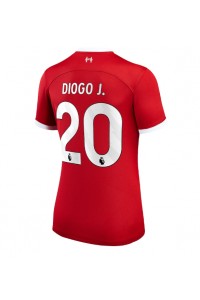 Liverpool Diogo Jota #20 Jalkapallovaatteet Naisten Kotipaita 2023-24 Lyhythihainen